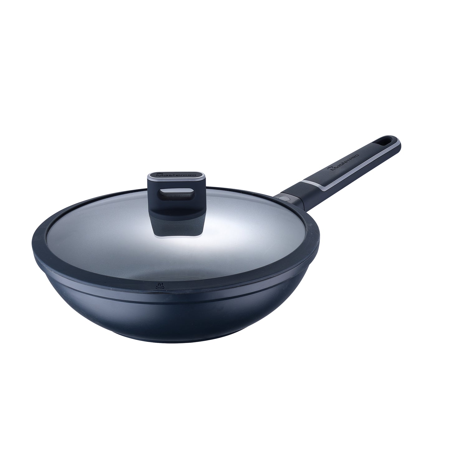 WOK 28X8.0CM ALUMINIO FUNDIDO C/TAPA IND INDIGO MP